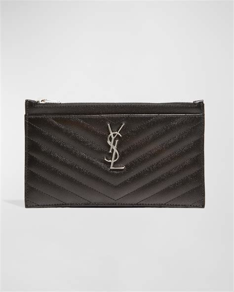 ysl small monogram bill pouch|Saint Laurent YSL Monogram Small Ziptop Bill Pouch .